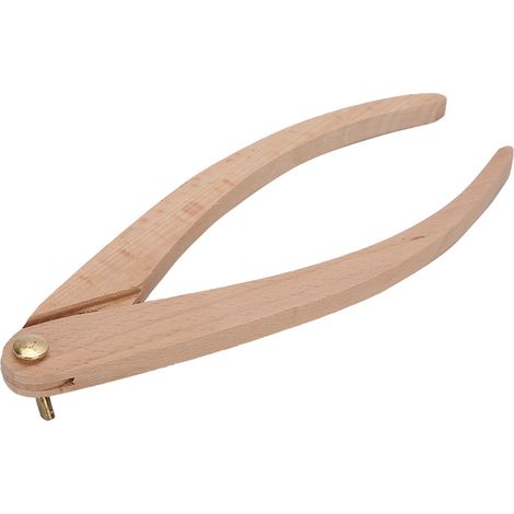 Calibre en bois, outil de mesure de distance et de positionnement, outils de poterie pour la mesure de la céramique, calibre en bois de 8 pouces (1/5)