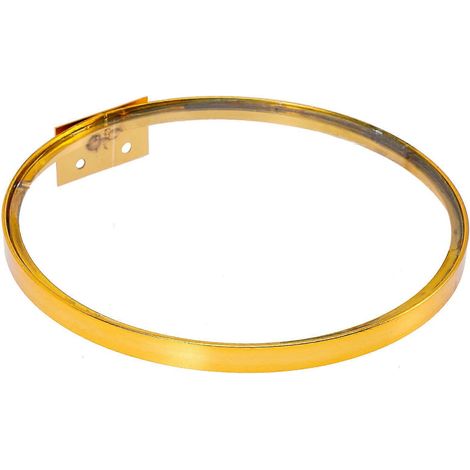 Étagère murale flottante en verre doré pour décoration (1/5)