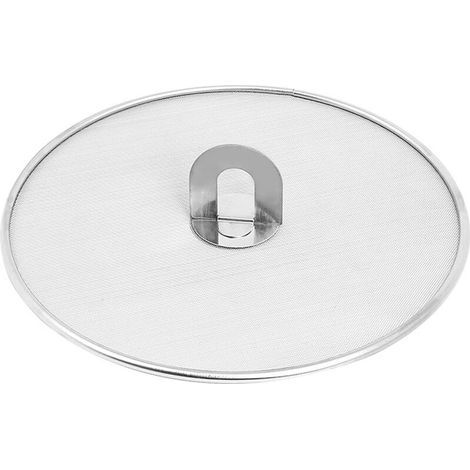 Couvercle anti projection, Écran anti-éclaboussures, écran anti-éclaboussures de graisse pour poêle à frire Protection anti-éclaboussures en treillis extra-fin pour la cuisson et la friture 33 cm--TRI (1/5)