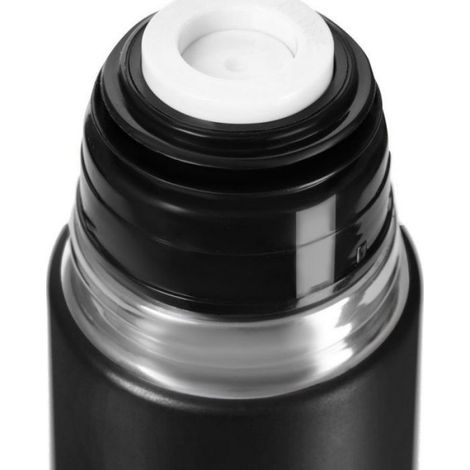 Bouteille Isotherme - Acier Inoxydable - 500 Ml - Noir - Pour Camping Et Randonnée - 1 Pièce