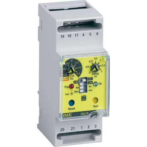 Relè differenziale salvavita tipo A 230VAC 30mA-30A DELTA D2-L IME RD1AF13B
