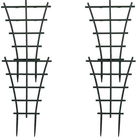 Lot de 4 treillis de jardinage en plastique pour mini plantes grimpantes (1/4)