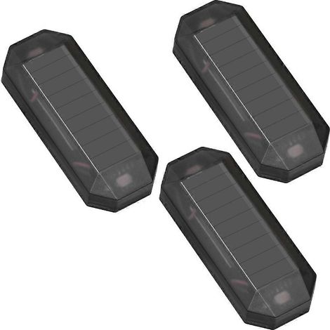 LED-Solar-Warnleuchte mit Nacht-Sicherheits-Simulationsalarm, kabellos, Diebstahlschutz, Warnleuchte mit Stroboskopfunktion (1/5)