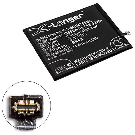 NX - Batterie téléphone, smartphone, GSM pour Redmi 3.85V 3900mAh - BN4A (1/3)