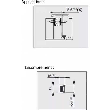 CUVETTE A LEVIER ENC.6401-520 NOIR