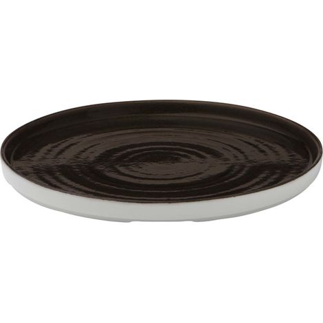 Assiette à paroi noire Stonecast Patina Iron - 210 mm - Finedine (1/5)