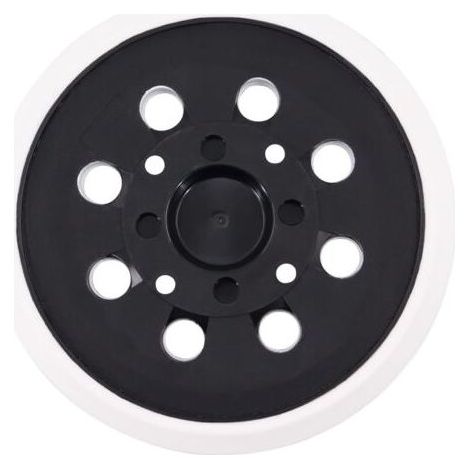 Plateau de Ponçage 125 mm, Plateau Ponceuse pour Bosch, Plateau Ponceuse Compatible 125 mm pour Bosch PEX 300/400 AE Ponceuse Excentrique par Poweka (1/4)