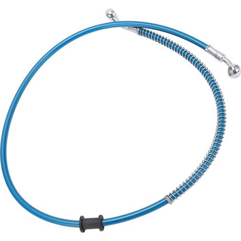 Universeller 100 cm langer blauer Stahlflex-Bremsschlauch für Motorräder, Hochleistungsschlauch für Motocross, Roller, Quad und Dirtbike (1/5)