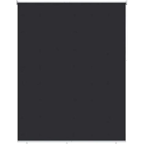 Store enrouleur avec protection UV, gris anthracite, 180 x 230 cm, fibre de polyester. (1/5)