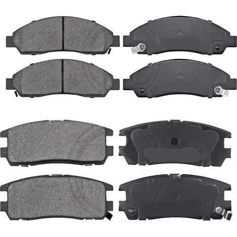 KIT PASTIGLIE FRENO ANTERIORI E POSTERIORI compatibile con JAGUAR I-PACE (X590) / PASTIGLIE FRENANTI AUTO OEM P36031,P36037 / SOSTITUZIONE DIRETTA / BASSA POLVERE / SILENZIOSO
