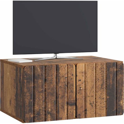 Maison Exclusive - Mobile Porta TV da Muro 59,5 x 41 x 30 cm Legno antico (1/5)