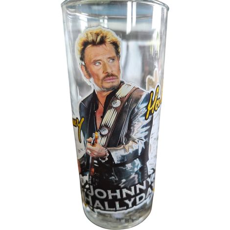 Verre Johnny Hallyday Guitare (1/4)