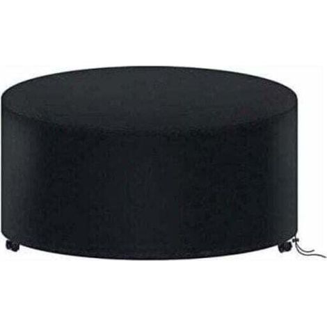 180 X 90CM Housse de Protection Table Ronde de Jardin, XU, Housse Salon de Jardin Imperméable, 210D Oxford Bache Protection Table Exterieur Ronde - KZQ (1/4)