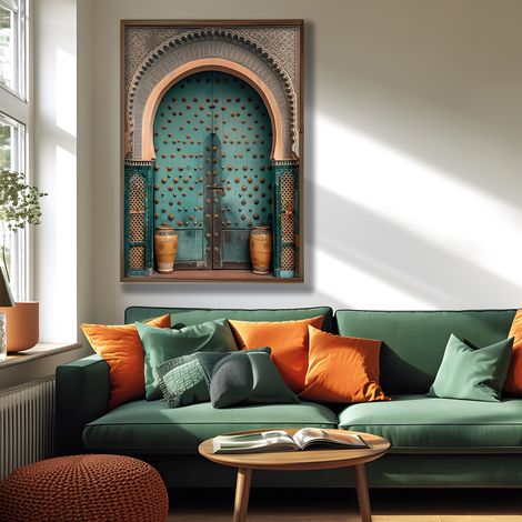Quadro da parete in MDF con cornice Painting Multicolore (1/5)