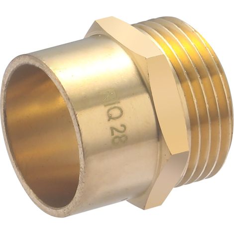 Machón para Soldar Roscar QUICK PLOMBERIE - Ø28 mm Macho 1' 1/4