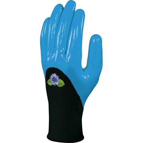 GANTS JARDIN POLYESTER/NITRILE DELTA PLUS TAILLE 8 BLEU DPVE715BL08