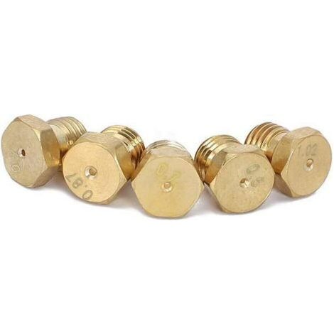 Lot de 5 brûleurs à gaz naturel pour plaque de cuisson au gaz naturel GPL, jets, buses et injecteurs (1/5)