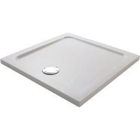 : Receveur de douche JACOB DELAFON Flight carré extra plat Douche italienne 80 x 80, blanc