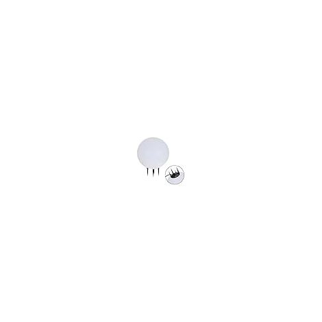 Palline de bonina nail light ip65 1xe27 h.37xd.30cm white