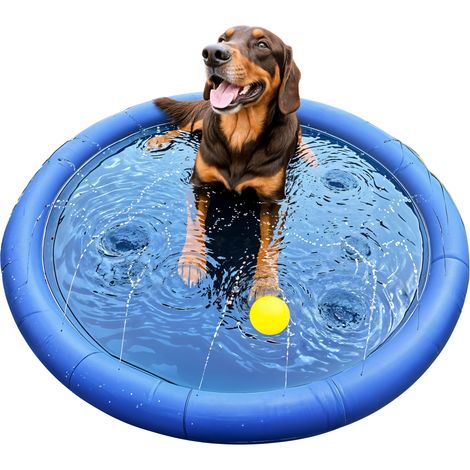 Sprinklermatte, Kühlmatte für Tiere, Pool, Gartenbrunnen für Hunde FELIX 100 cm