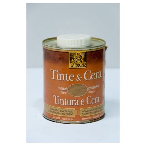 Lakeone Tinte y cera Roble oscuro 450 Ml