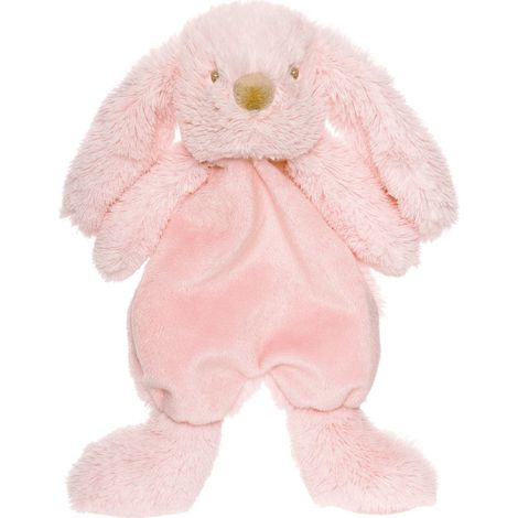 Babykuscheltier, rosa Hase, weich, 29 cm, maschinenwaschbar