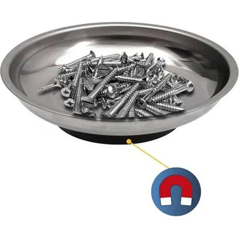 FXTOOLS bandeja plato imantado inoxidable 11 cm , Bandeja plato imantado inoxidable 11 cmMarca FxtoolsBandeja magnética FX Tools de 10 cmAcero inoxidableEsta bandej