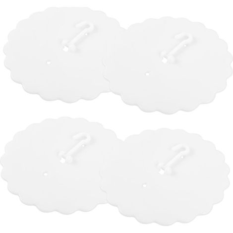 Lot de 4 crochets adhésifs pour rideaux lit ronds, installation (1/5)