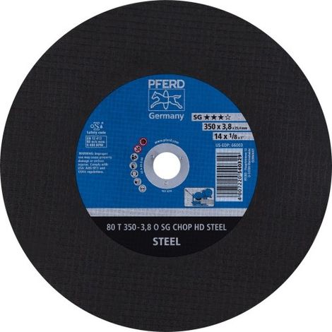 80 T 300-3.4 O SG CHOP HD STEEL/25.4 - PFERD