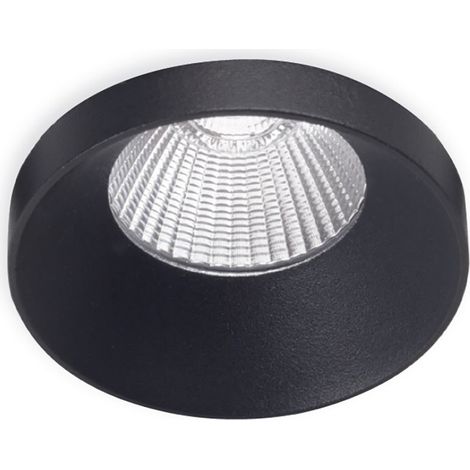 Faretto incasso led gea led danae gfa302 nero lampada soffitto moderna