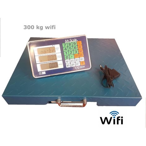 BILANCIA BILICO DIGITALE WIFI ELETTRONICA PROFESSIONALE 300 KG LCD SENZA FILI