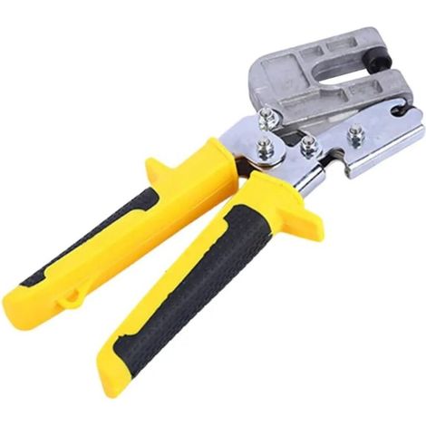 Keel Crimping Punch Pliers, Light Steel, Plastic Handle