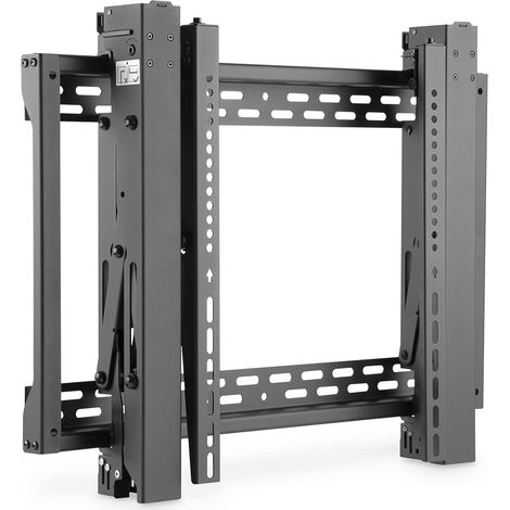 Support TV Mural - pour téléviseurs ou moniteurs 45-70" - Fonction Pop-Out - Charge Max. 70 kg - VESA 200x200 à 600x400 - antivol - réglage Fin - Noir (1/5)