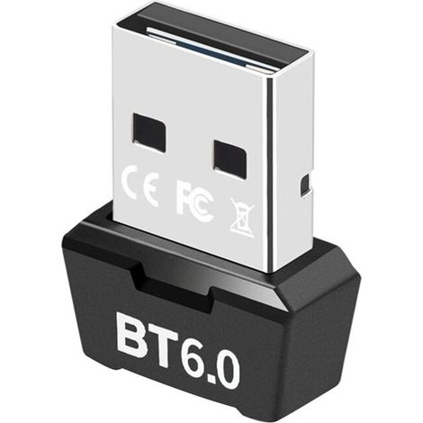 Adattatore USB Bluetooth 6.0, dongle BT6.0, ricevitore audio, trasmettitore, adatto per tastiere, mouse, cuffie e altoparlanti Bluetooth. (1/3)