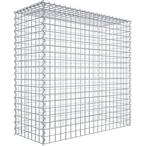 Gabiondeco - Gabion - Element de prolongation en hauteur 100 cm x 100 cm x 40 cm (L x H x P). maille 5 x 5 cm. Spirale. Attention : il manque une grille - Made in Ger... (1/5)
