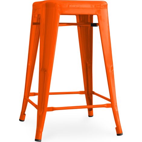 Barhocker - Industriedesign - 60cm - Neuauflage - Stylix Orange