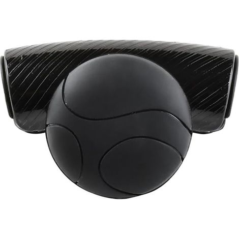 Universeller Lenkradknauf aus Silikon (schwarz), 360°-Drehung, kompatibel mit allen Autos, LKWs, Sattelaufliegern und Booten.