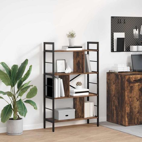 Bücherregal Geräucherte Eiche 75 x 30 x 123,5 cm Holzwerkstoff (1/5)