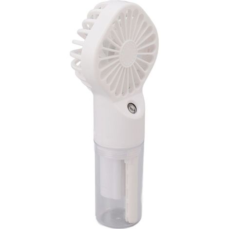 Wiederaufladbarer, tragbarer Sprühventilator mit USB-Anschluss und 4 Geschwindigkeitsstufen, weiß (1/3)