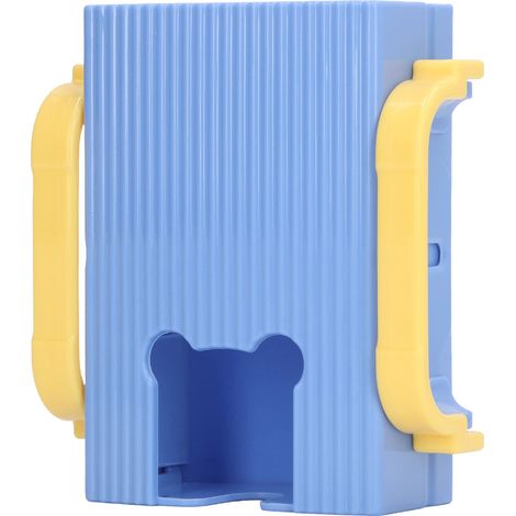 Sac de lait réutilisable anti-pression portable bleu bébé, support de poche alimentaire pour enfants, avec clip de maintien. (1/5)