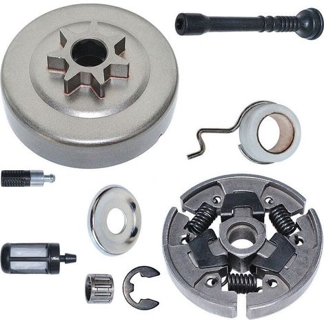Kit de pignon et d'embrayage 3/8 "pour STIHL 017 018 MS170 MS180 021 023 025 MS210 MS230 MS250 (1/5)