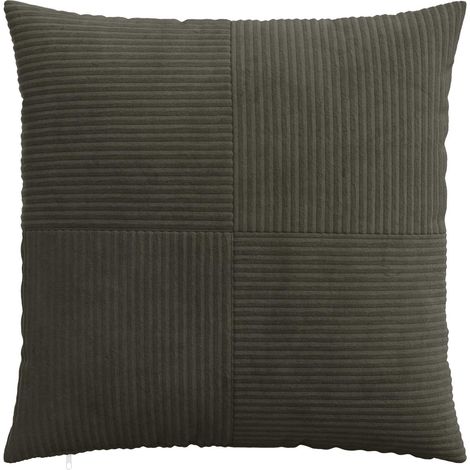 vidaXL Funda de almohada 2 pcs ALMELO Gris antracita 80 x 80 cm pana (1/2)