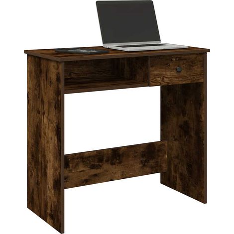 Schreibtisch Räuchereiche 80x40x75 cm Holzwerkstoff