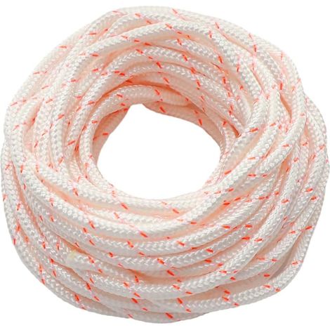 Corde de démarrage de 10 mètres 5 mm pour tondeuse à gazon pour Stihl Husqvarna Craftsman Tronçonneuse, Lanceur à corde de rappel en nylon (1/5)