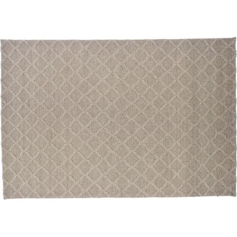Tapis Déco en Laine "Cloudy" 200x300cm Beige (1/5)
