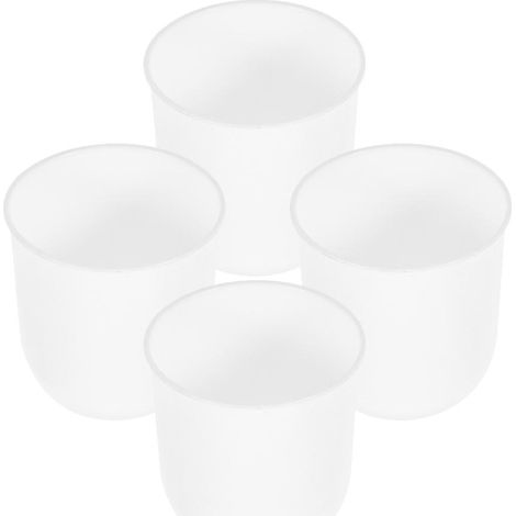 Ensemble porte-brosse WC rond avec base élégante, idéal pour le nettoyage de la salle de bain — rangement multifonctionnel, convient aux maisons, aux hôtels et aux toilettes publiques — design blanc. (1/5)