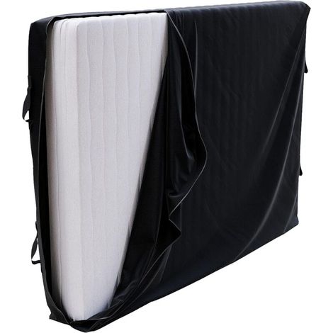 Housse Matelas Demenagement 13774 cm ( Epaisseur 17cm) - 4 Poignées et Zipper - Housse Protection Matelas Imperméable