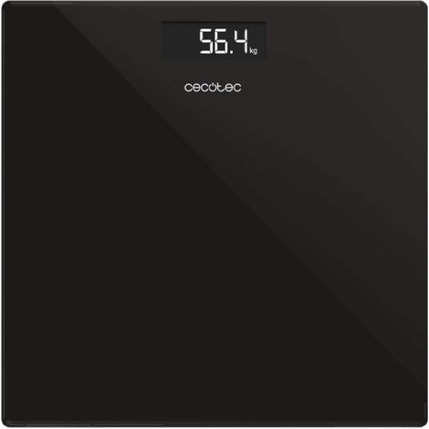 Cecotec Báscula de Baño Digital 30x30cm Surface Precision. Diseño Compacto, Mediciones Precisas, Capacidad Máxima 180kg