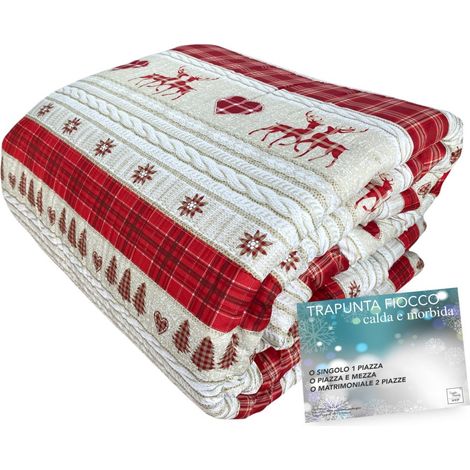 TRAPUNTA FIOCCO © COASSOLO rosso TIROLESE invernale made in Italy 1 PIAZZA E MEZZA
