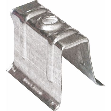CAPPELLOTTO PER LAMIERA GRECATA (cf. 100 pz.)  mm. 48x20x42 Zincato